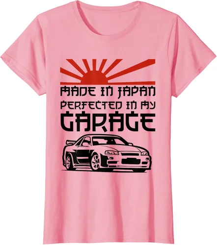 Vista 9 de JDM Japan Motorsport Tuning Car - Camiseta de los años 90, Blanco, S