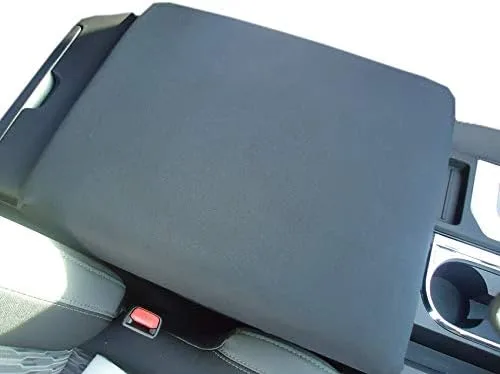 Vista 4 de Car Console Covers Plus Diseñado para Nissan NV 2500 3500 Pasajeros y Cargo Van 2013-2023 Protector de neopreno para consola central, hecho a mano