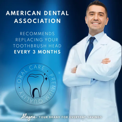 Vista 6 de Cabezales de repuesto profesionales para cepillos de dientes blancos con blanqueamiento 3D, compatible con cepillo de dientes eléctrico Oral-B