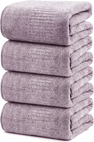 Vista 18 de SEISSO Toallas de baño, extra absorbentes y de secado rápido, toallas de fibra ligera, toalla de baño grande y suave de primera calidad