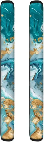 Vista 41 de 2 fundas para manijas de refrigerador, decoración otoñal, hojas de arce, fundas para manijas de puerta de nevera, lavables a máquina, microondas