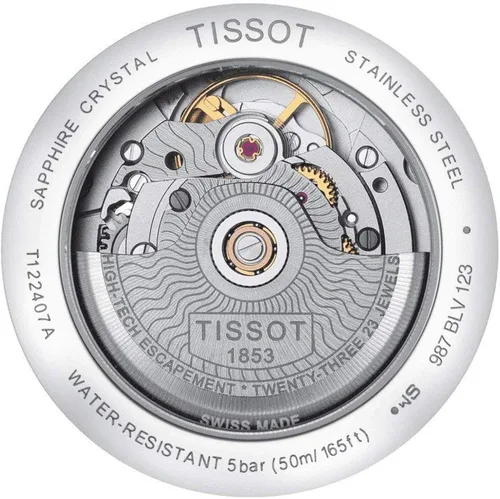 Vista 2 de Tissot T1224072203101 Reloj de vestir de acero inoxidable para hombre Carson de dos tonos