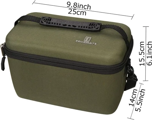 Vista 5 de Tourmate Anker PowerCore Reserve 192Wh Power Bank 60,000mAh LiFePO4 Cargador portátil de 60 W de energía portátil, solo funda (verde militar)