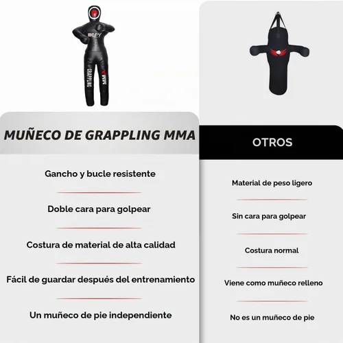 Vista 8 de DEFY - Saco de boxeo para jiu jitsu artes marciales, artes marciales, karate