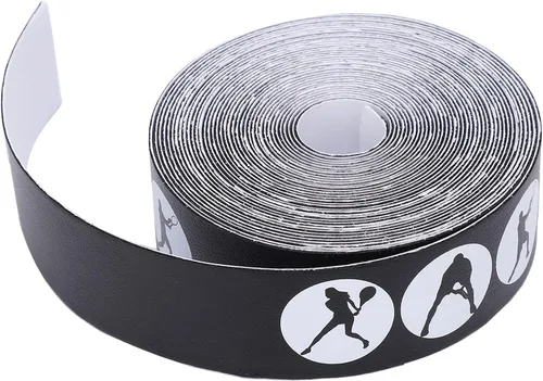 Vista 9 de Cinta de raqueta, protector de raqueta de tenis de material PU, cinta antideslizante para raquetas de tenis, protector de raqueta ligero, cinta