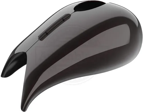 Vista 48 de Cubierta de tanque de combustible estirada para motocicleta Harley, cubiertas de tanque de 1 galón, protectores de combustible. Compatible