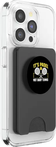 Vista 4 de Its Padel Not Baby - Raqueta de pádel de tenis PopSockets PopWallet para MagSafe