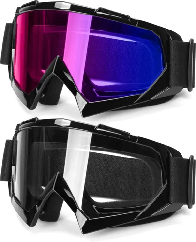 Vista 5 de JAGASOL DOT - Casco de motocross todoterreno para motocross, gafas JAGASOL Dirt Dike, gafas de esquí