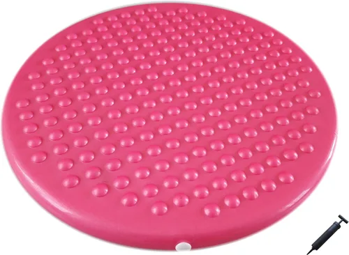Vista 5 de AppleRound Jr. Cojín inflable para asiento con bomba, 12.2 in de diámetro, asiento sensorial para niños
