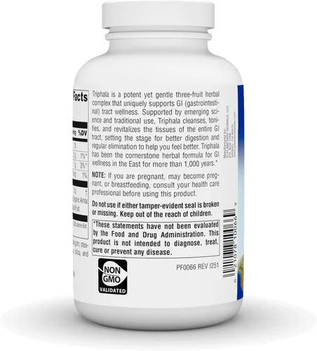 Vista 4 de Planetary Herbals Triphala Limpiador Interno 1000mg para el bienestar del tracto gastrointestinal - 180 Tabletas Apoyo para el bienestar
