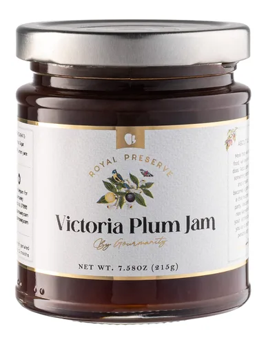Vista 10 de Gourmanity Juego de 3 mermeladas de regalo, surtido de gelatinas y conservas, mermelada de ciruela Victoria, mermelada de higos morados y gelatina
