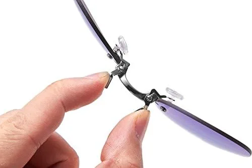 Vista 2 de Pack de 3 gafas de sol retro con clip en nariz Matrix Morpheus Movie sin montura