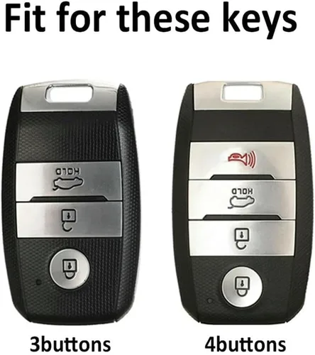 Vista 2 de GAGALU 3/4 Botones TPU Shell Fob Holder Llavero para Kia Rio Rio5 Sportage R K3 KX3 K4 K5 para Ceed Sorento Cerato Optima Car Key Cover Case