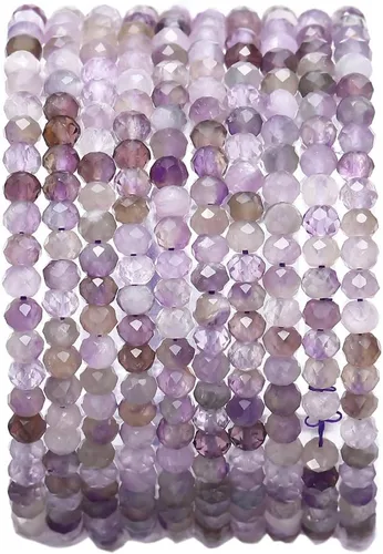 Vista 35 de BEADIA Cuentas de piedra natural africana de turquesa faceted rondelle 3x4mm semipreciosas sueltas para hacer joyas 38cm
