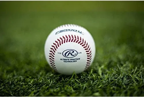 Vista 5 de Rawlings Pelotas de béisbol Ultimate para práctica Jóvenes/Escuela secundaria/Universidad Vida útil aumentada + Resistente al clima Opciones