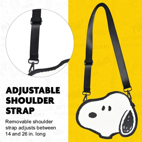 Vista 4 de Peanuts - Bolso bandolera ajustable para hombre y mujer