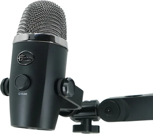 Vista 2 de Desk Cookies Soporte de micrófono para Blue Yeti Nano con hilos de 3/8 pulgadas, accesorio de brazo de brazo, soporte de brazo de micrófono