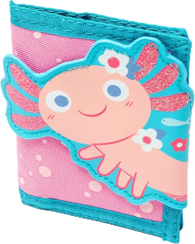 Vista 31 de Stephen Joseph, Billetera unisex para niños y niñas con diseños de apliques, cartera serigrafiada con bolsillo para monedas con cremallera, avión