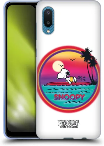 Vista 334 de Head Case Designs Officially Licensed Peanuts Beach Surf Snoopy Boardwalk Airbrush Gel Case [Military Grade Protection] Compatible with Google Pixel