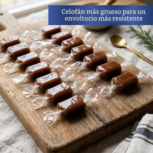 Vista 6 de FIESTA WRAPS Envoltorios transparentes de caramelos para caramelos (600 piezas de 2.5 x 3.5 pulgadas) - Envoltura de celofán transparente natural