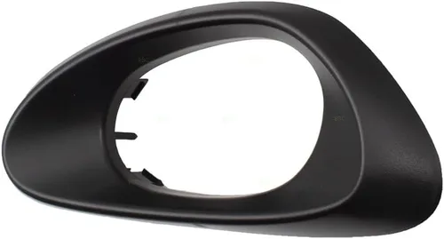 Vista 2 de Brock Reemplazo de pasajeros Interior delantero Interior Manija de puerta Bisel negro texturizado compatible con 02-09 Trailblazer y 02-06 EXT