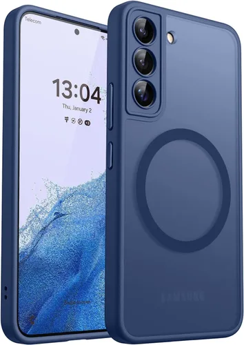 Vista 81 de CANSHN Funda diseñada para Samsung Galaxy A16-5G [protección completa de la cámara] [compatible con Magsafe] funda protectora trasera translúcida