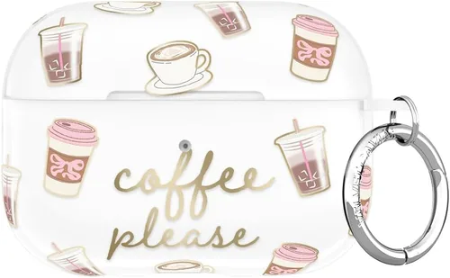 Vista 33 de Velvet Caviar Funda compatible con AirPods Pro de 2ª y 1ª generación, bonita funda protectora dura para mujer, diseño de lunares azules y aguamarina