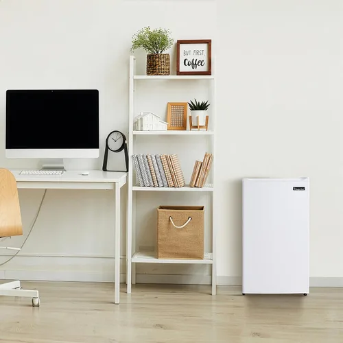 Vista 7 de Magic Chef MCBR350W2 - Refrigerador compacto con descongelación manual, refrigerador pequeño para espacios compactos, 3.5 pies cúbicos, color blanco
