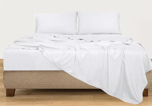 Vista 8 de Royale Linens - Juego de sábanas de 300 hilos 100% algodón peinado de fibra larga