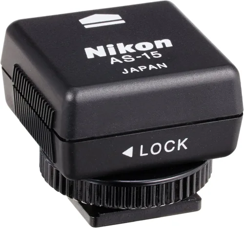 Vista 2 de Nikon Adaptador de terminal de sincronización AS-15 Zapata caliente a PC AS15