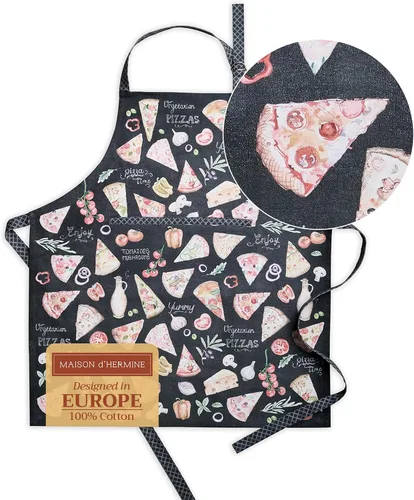 Vista 266 de Maison d' Hermine Delantales para mujer con bolsillo, 100% algodón (27.50 x 31.50 pulgadas)