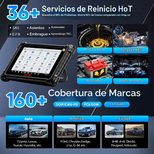 Vista 6 de Autel Escáner MaxiSYS MS906 PRO2-TS: MS906Pro2-TS 2026 Hasta MS906Pro-TS MK900TS MP900BT Kit MS908S MS906 Pro, función TPMS superior y codificación