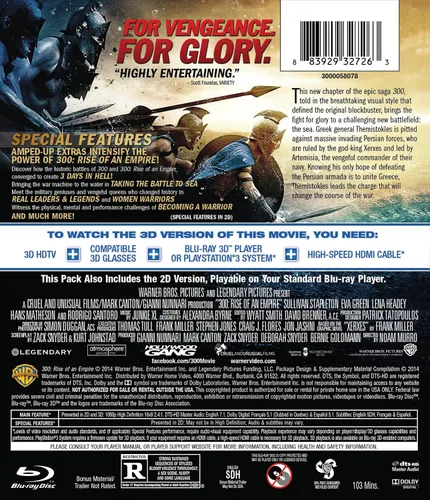 Vista 2 de 300 Rise of an Empire (Blu-ray 3D + Blu-ray + DVD)