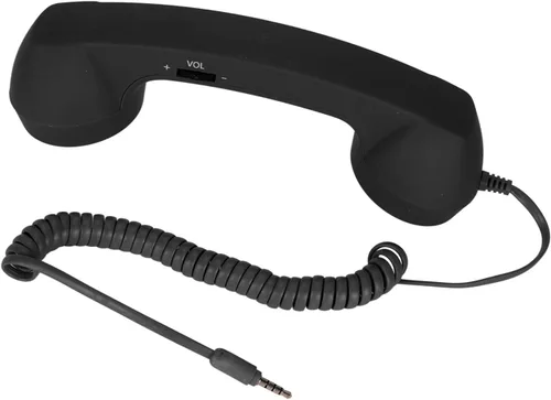 Vista 3 de FLEXMAN Teléfono retro Bluetooth, a prueba de radiación con enchufe de 0.138 in, multifunción, clásico, retro, para decoración de teléfonos Negro