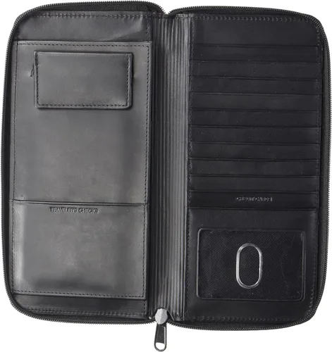 Vista 4 de Dopp Regatta - Cartera organizadora de piel con cremallera para hombre