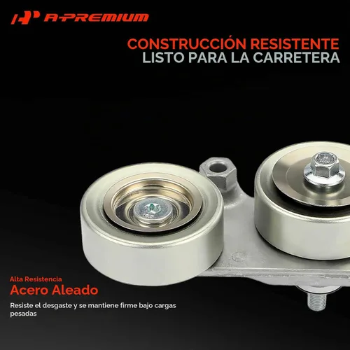Vista 3 de A-Premium Conjunto tensor de correa con polea compatible con Honda Accord 2008-2010, Odyssey 2005-2010, Pilot 2006-2011, Accord Crosstour 2010 3.5L