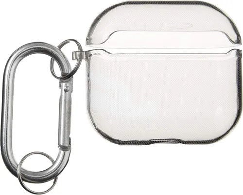 Vista 39 de Valkit - Funda transparente protectora para estuche de AirPods, con llavero, poliuretano termoplástico suave, a prueba de golpes, compatible