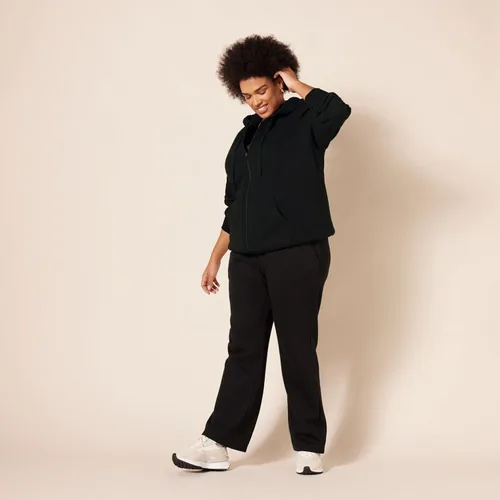 Vista 8 de Tienda Essentials - Sudadera con capucha y cremallera completa con forro de sherpa para mujer (Disponible en talla grande)