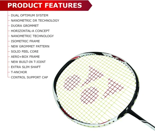 Vista 4 de Yonex Raqueta de bádminton - Duora Z- Strike
