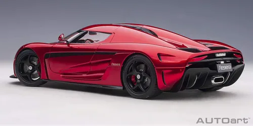 Vista 2 de Koenigsegg Regera Candy Red modelo 1/18 de AUTOART 79026