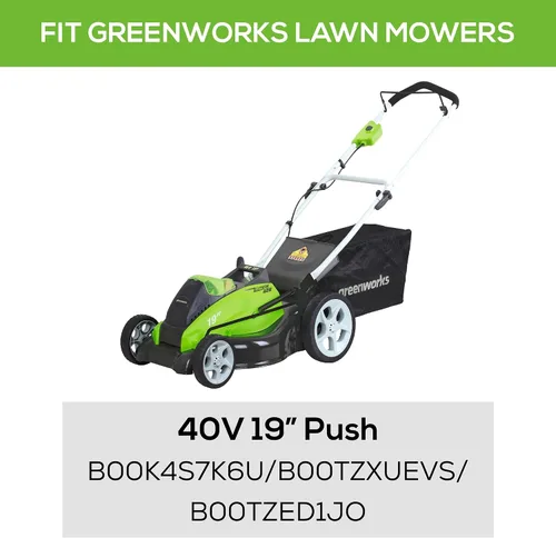 Vista 2 de Hoja de repuesto para cortacésped Greenworks (Compatible con: cortacésped de 19" / 2501302 / 2500502)