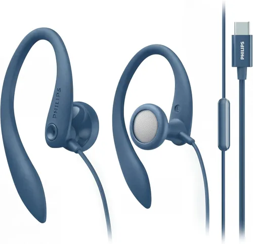 Vista 7 de PHILIPS SHS3200BK/37 Auriculares flexibles con gancho para la oreja, color negro