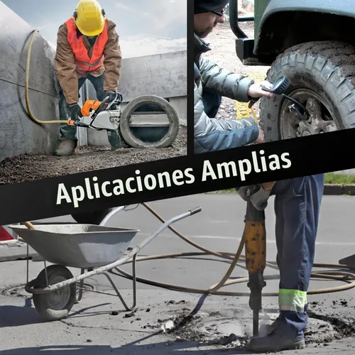 Vista 9 de 13HP Compresor de aire a gas con arranque eléctrico Max 125PSI