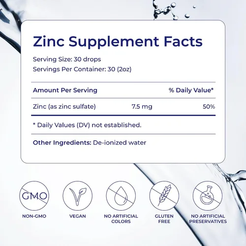 Vista 2 de Eidon Ionic Minerals Concentrado de zinc líquido, suplemento iónico de sulfato de zinc para hombres, mujeres y niños, apoya el sistema inmunológico