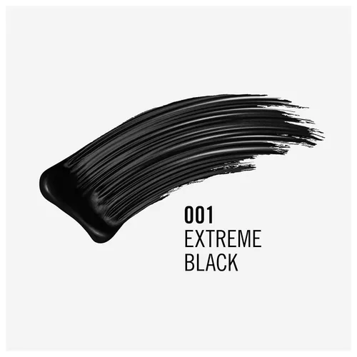 Vista 2 de Rimmel London Wonder'Volume Thrill Seeker, 001 Extreme Black, rímel, volumen audaz, alargamiento, sensación sin peso, no se aglutina, sin manchas
