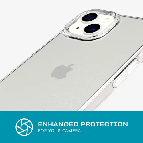 Vista 5 de tech21 iPhone 14 Evo Lite - Funda delgada y transparente que absorbe los golpes con protección contra caídas de 8 pies