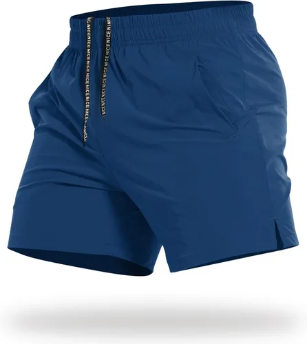 Vista 19 de CANGHPGIN Pantalones cortos deportivos de entrenamiento para hombre de 7 pulgadas / 5 pulgadas, de secado rápido, pantalones cortos de correr