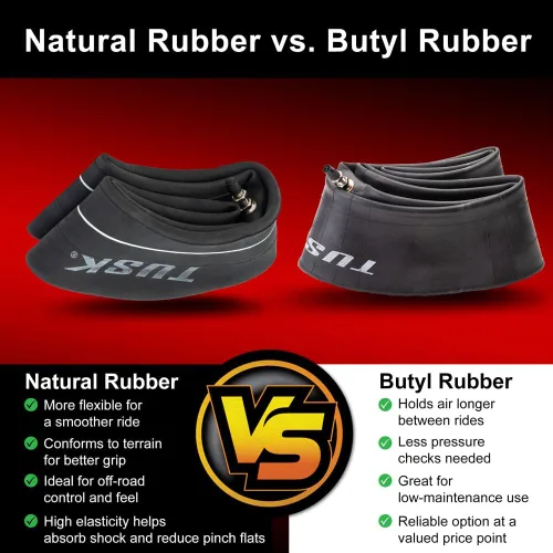 Vista 2 de Tusk Tubos de goma natural para motocicleta