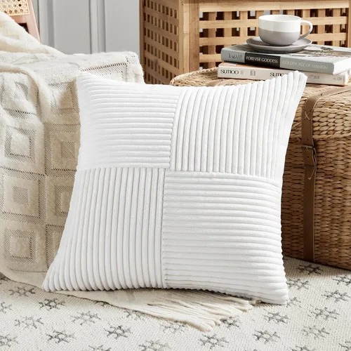 Vista 107 de Fancy Homi - Paquete de 2 fundas de almohada decorativas de color verde oliva pequeñas de 12 x 12 pulgadas para sala de estar, sofá, cama