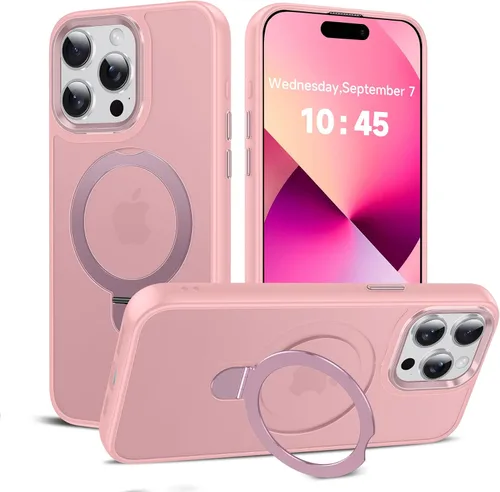 Vista 66 de LeYi Funda para iPhone 11 para MagSafe con soporte magnético, color negro